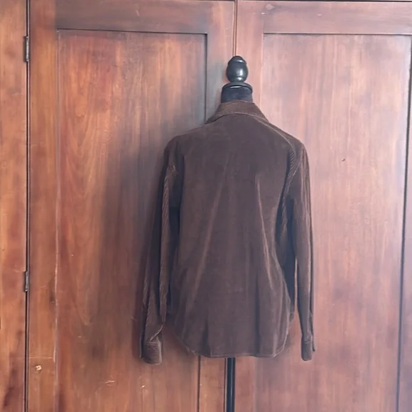 Y2K Brown Corduroy Jacket Shacket XS - Picture 3 of 7